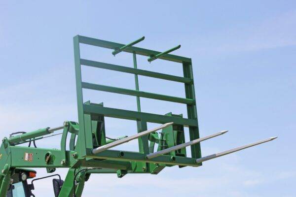 green John Deere Triple Two-Square Bale Mover